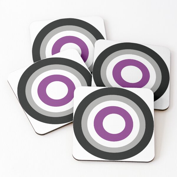 Item preview, Asexual Pride Flag Circle designed and sold by storf.