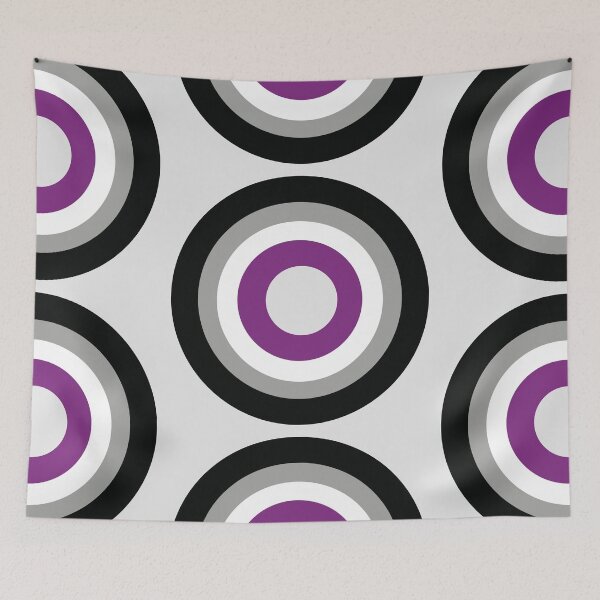 Item preview, Asexual Pride Flag Circle designed and sold by storf.