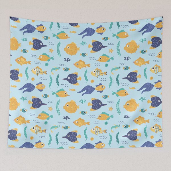 Item preview, fish cartoon underwater marine background designed and sold by TheSimpleMan.