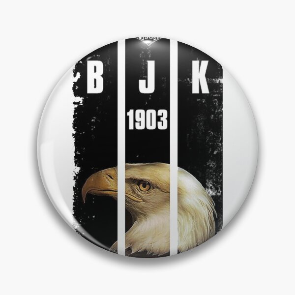 CZECH SK SLAVIA PRAHA & TURKEY BESIKTAS BJK 1903 FOOTBALL SOCCER CLUB PIN  BADGE