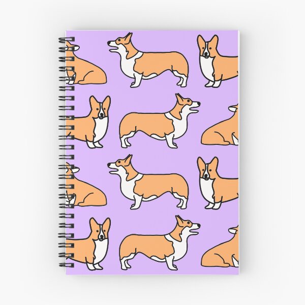 Item preview, Cute Corgi Pattern with Purple Background designed and sold by WildeandCo.