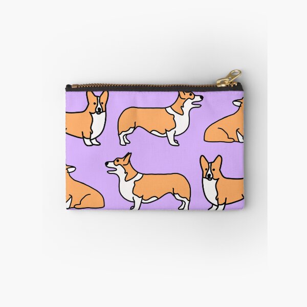 Item preview, Cute Corgi Pattern with Purple Background designed and sold by WildeandCo.
