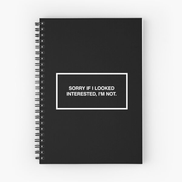 Item preview, Sorry if I looked interested, I'm not. designed and sold by lumographica.