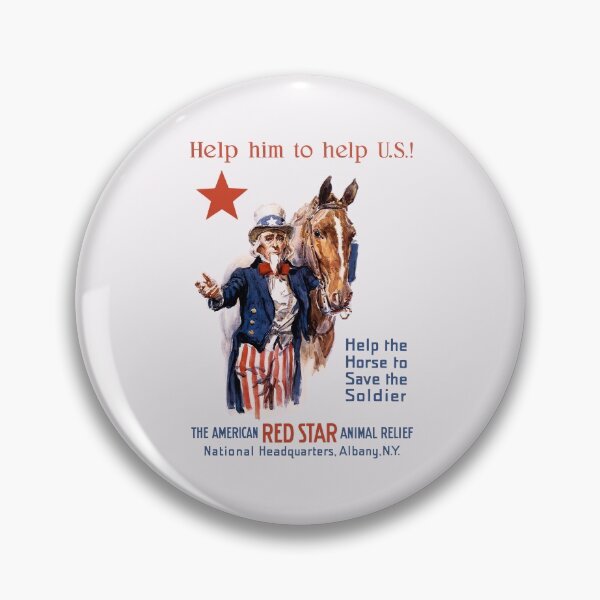 Item preview, Help The Horse To Save The Soldier -- WWI Poster designed and sold by warishellstore.