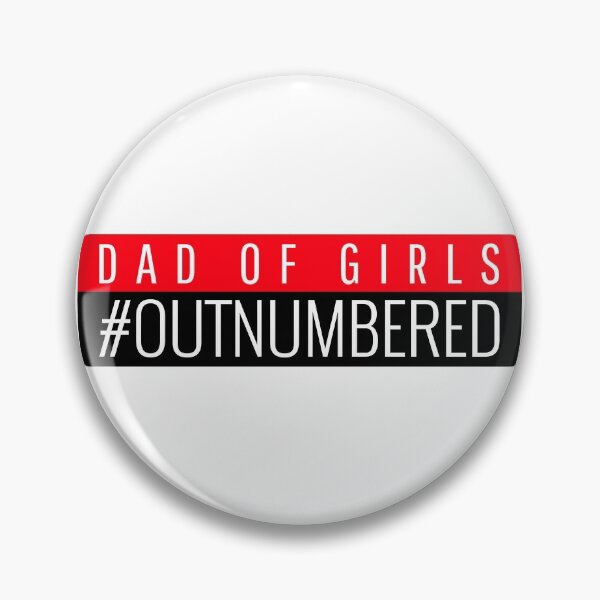 Artikelvorschau, Lustiges Geschenk zum Vatertag "Dad of Girls Outnumbered" entworfen und verkauft von TamGustam.