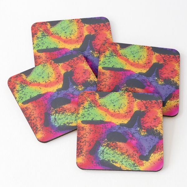 Item preview, Textured Abstract in Rainbow Colors designed and sold by Leslie Rogers Todder.