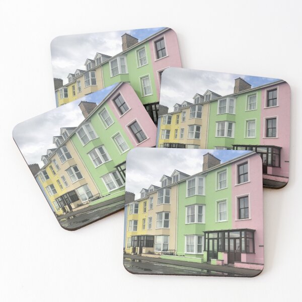 Item preview, Colourful houses at aberystwyth  designed and sold by priceybrah1993.