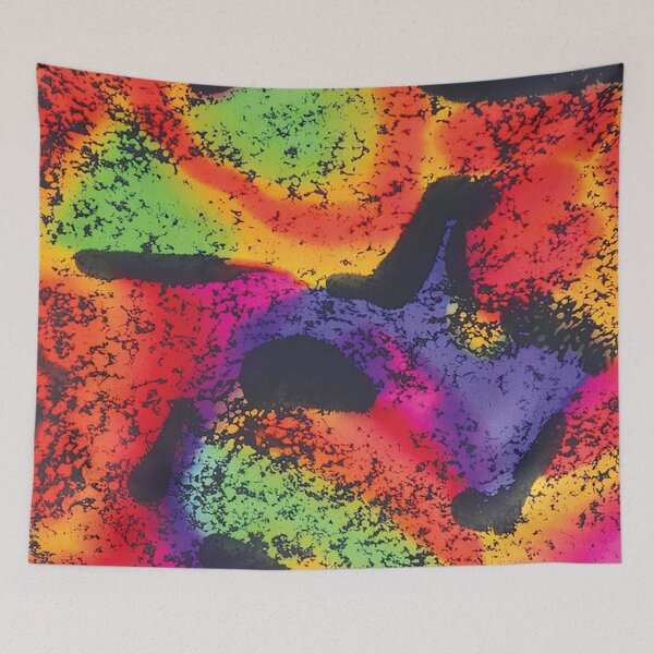 Item preview, Textured Abstract in Rainbow Colors designed and sold by Leslie Rogers Todder.
