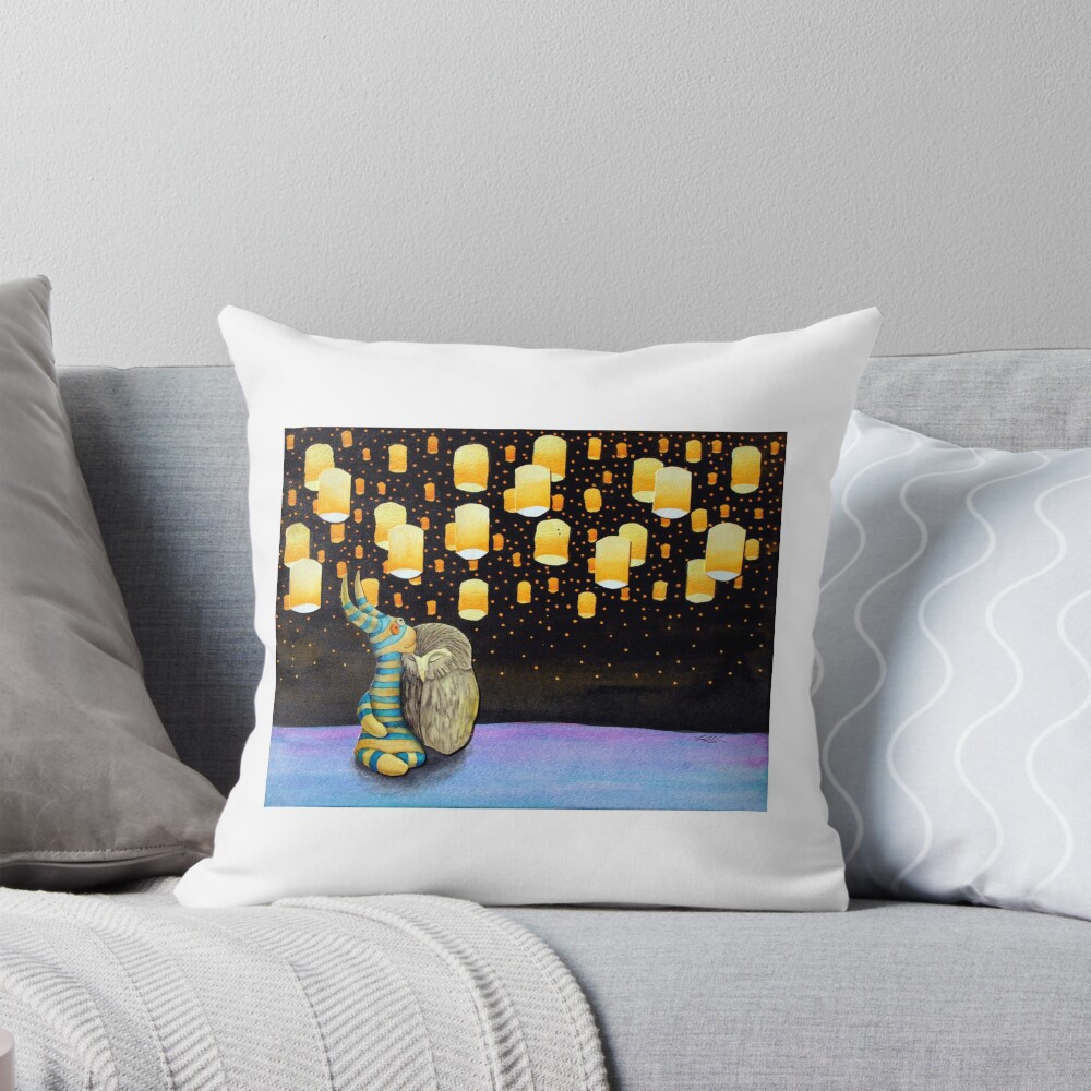 Item preview, Throw Pillow designed and sold by RoldanArt.