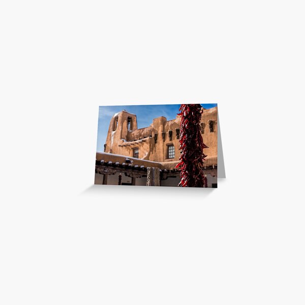 Adobe Courtyard Greeting Card
