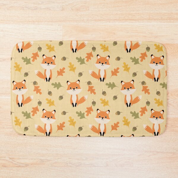 Item preview, fox autumn acorn leaves background designed and sold by TheSimpleMan.