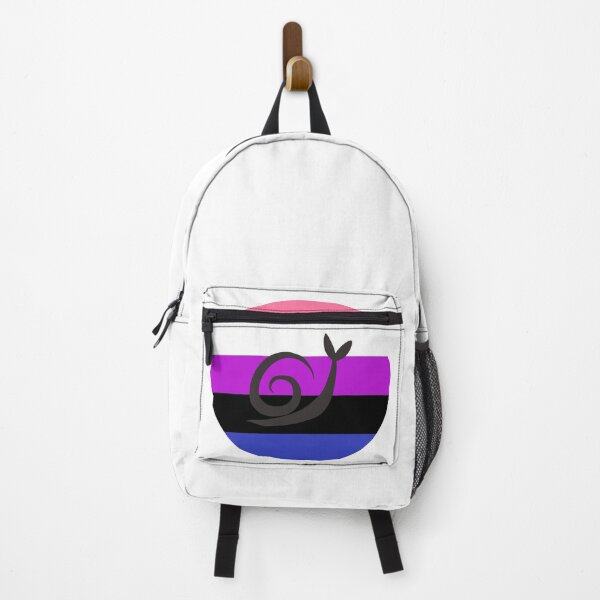 Item preview, Genderfluid Minimalist Pride Snail Logo designed and sold by PrideSnails.