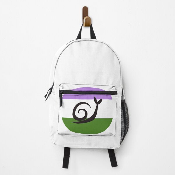 Item preview, Genderqueer Minimalist Pride Snail Logo designed and sold by PrideSnails.
