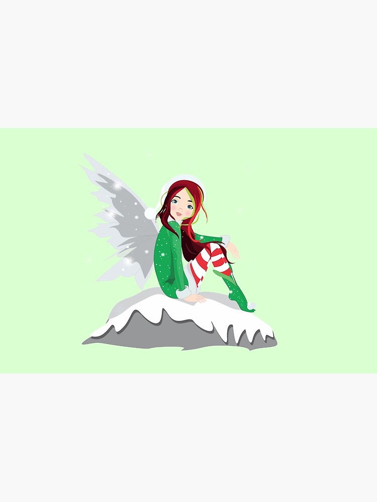 Thumbnail 4 of 4, Zipper Pouch, Eve The Christmas Fairy™ designed and sold by TeelieTurner.