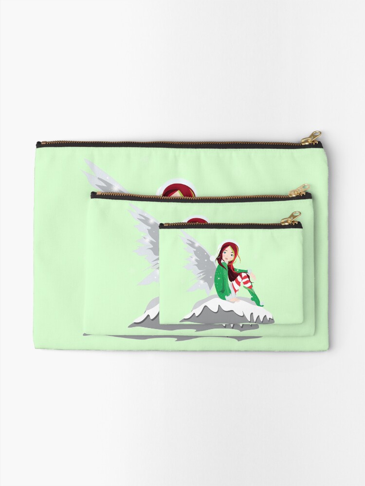 Thumbnail 2 of 4, Zipper Pouch, Eve The Christmas Fairy™ designed and sold by TeelieTurner.