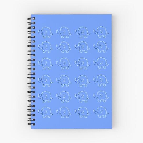 Item preview, Blue elephants designed and sold by Moonyflower.