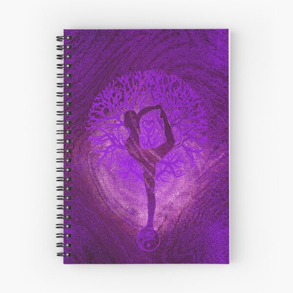 Item preview, Purple Yoga Yin Yang Tree designed and sold by treeoflifeshop.