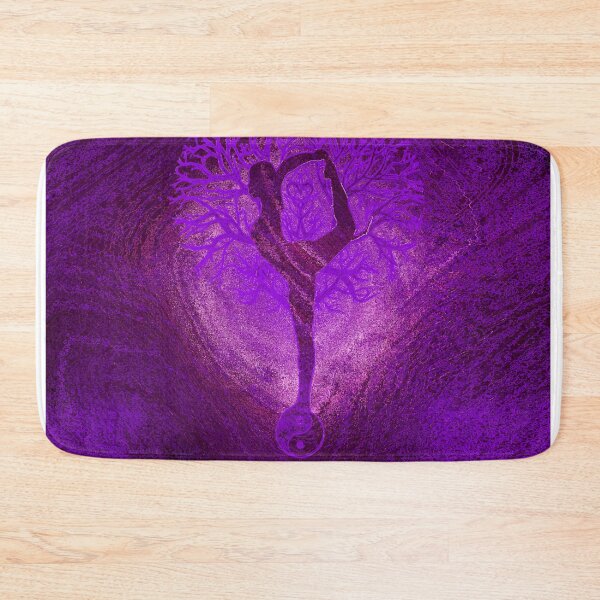 Item preview, Purple Yoga Yin Yang Tree designed and sold by treeoflifeshop.