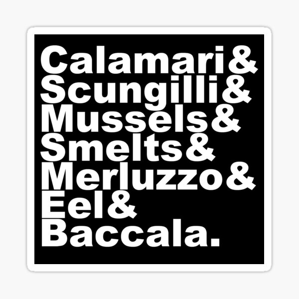 Item preview, 7 Fishes Seven Christmas Eve Italian  designed and sold by southfellini.