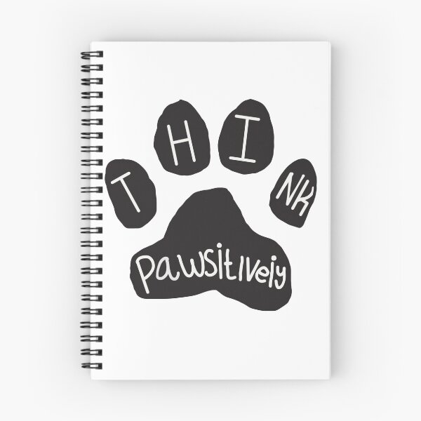 Item preview, Think pawsitively designed and sold by YellowCarStudio.