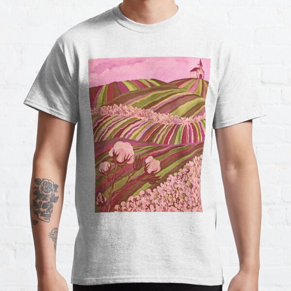 Southern Glory (Tennessee Cotton Field) Pink Classic T-Shirt