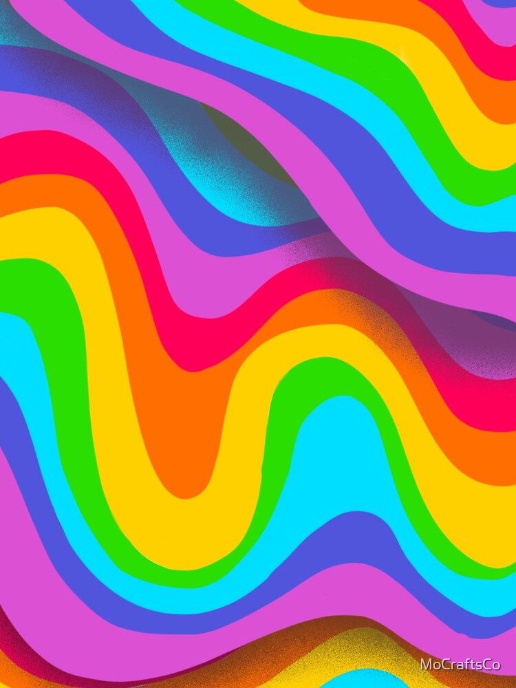 Rainbow Drippy Trippy by MoCraftsCo