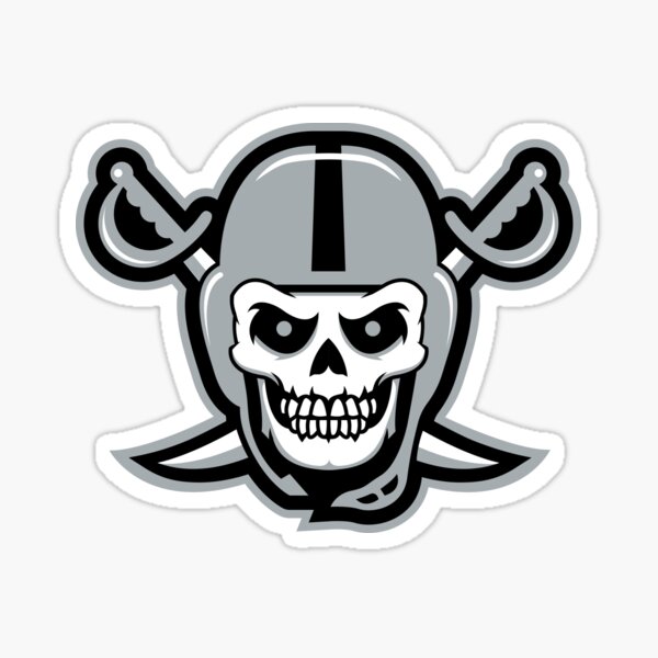 Las Vegas Raiders Vinyl Sticker/Decal - NFL Football - AFC - Oakland - Skull