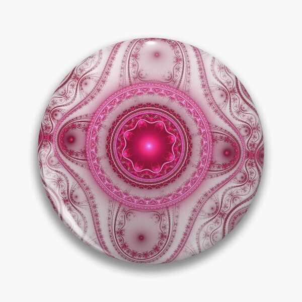 Item preview, Porcelain Julia - Delicate Feminine Fractal in Pink and White designed and sold by Pam Blackstone.