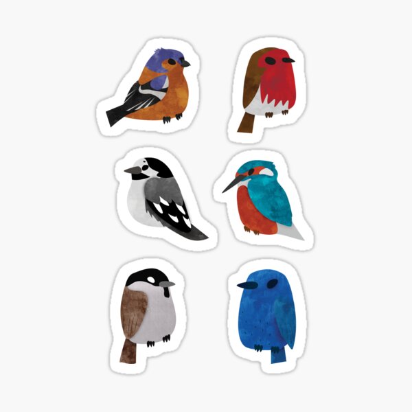 Beautifully Designed Bird Breed Images Sticker