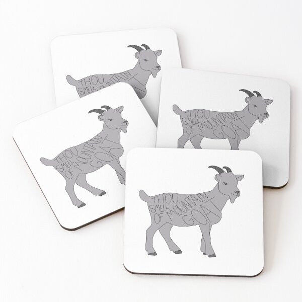 Item preview, Shakespearean Insult- “Thou Smell of Mountain Goat” designed and sold by WildeandCo.