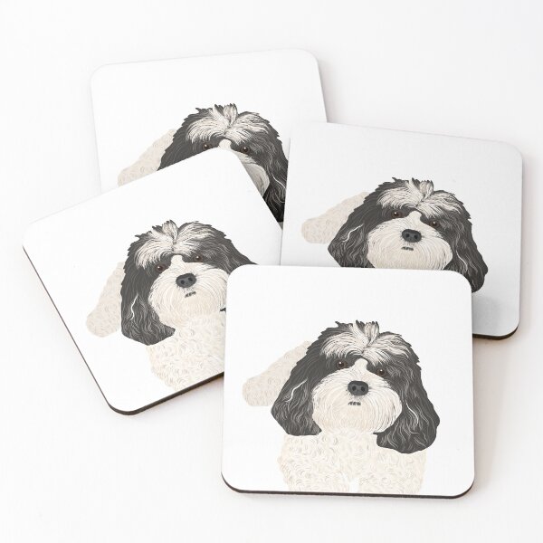 Item preview, Cavachon Illustration designed and sold by pgmdesigns.