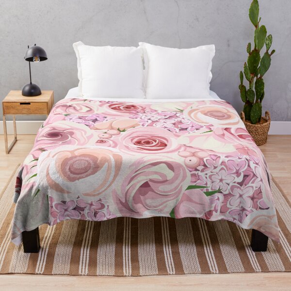 Item preview, Floral pattern with pink flowers. designed and sold by Naddya.