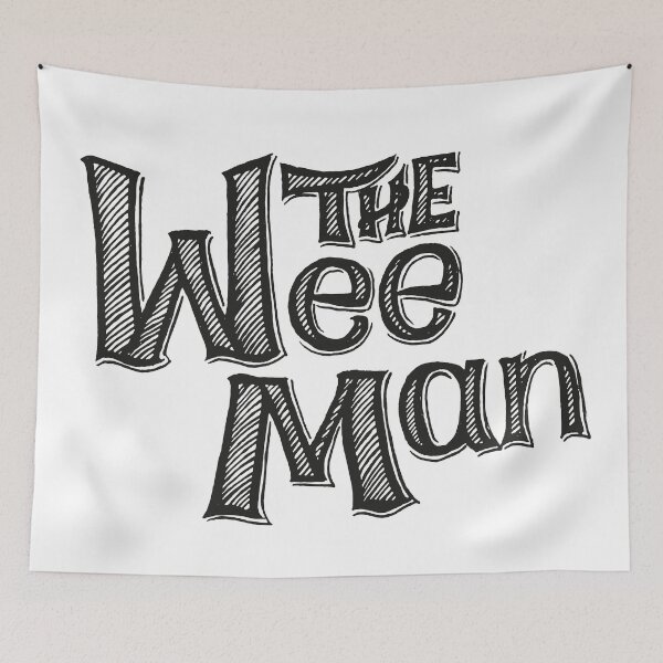 Item preview, The Wee Man hand drawn design designed and sold by WornThinApparel.