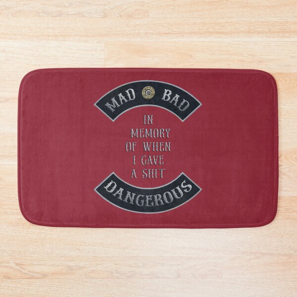 Item preview, Mad Bad Dangerous in Rockers with "In Memory of When I Gave a $hit" Quote with Independence Red Background designed and sold by MadBadDangerous.