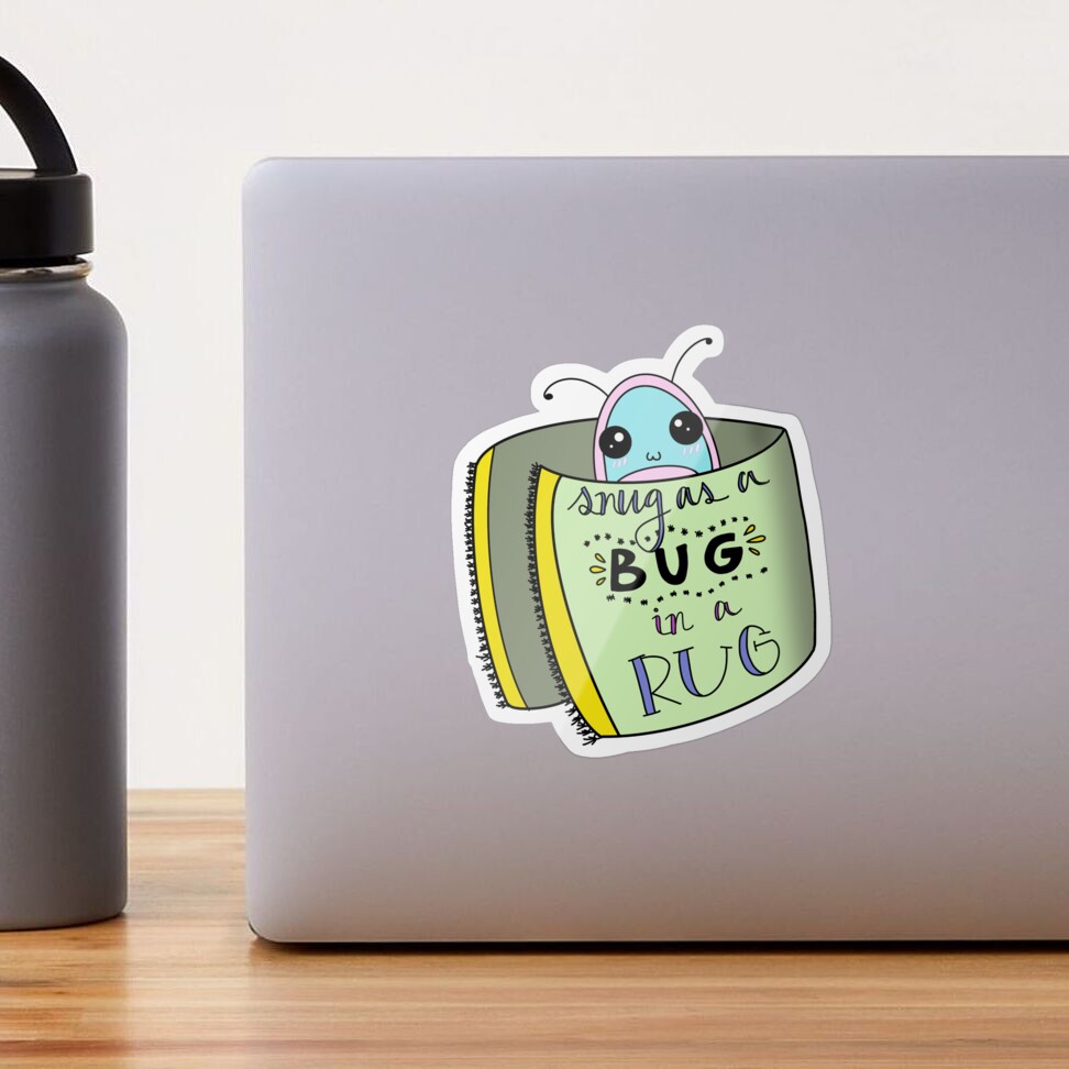 snug as a bug in a rug - Bedtime - Sticker