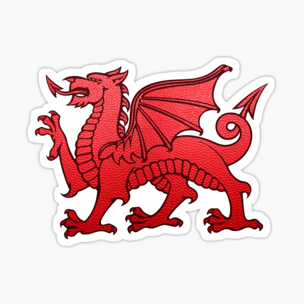 Item preview, Welsh Red Dragon. Leather texture. designed and sold by enriquepma.