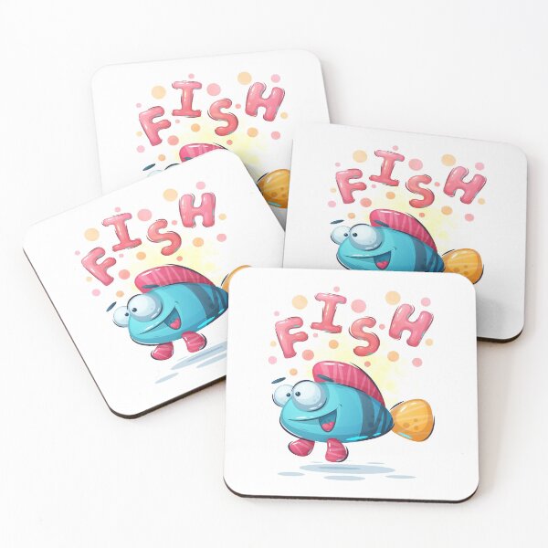 Item preview,  cute fish cartoon  designed and sold by dogan ksa.