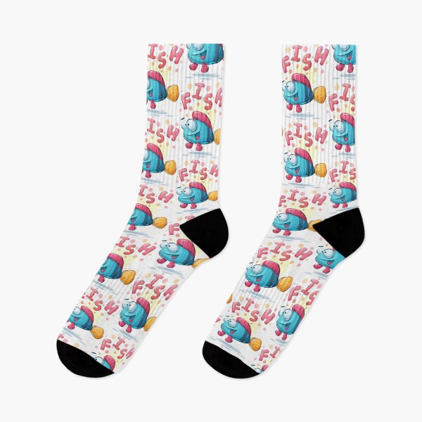 Item preview,  cute fish cartoon  designed and sold by dogan ksa.