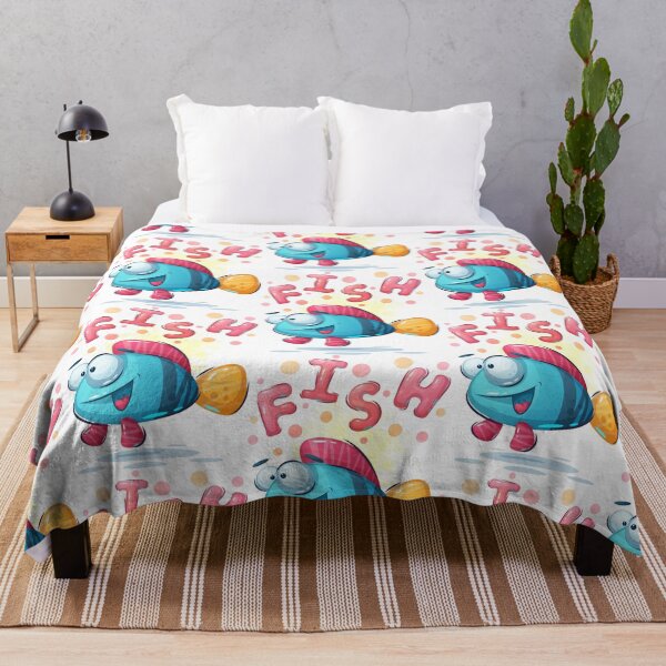 Item preview, cute fish cartoon designed and sold by dogan ksa.