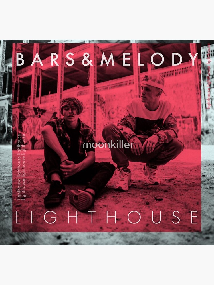 bars and melody lighthouse | Sticker