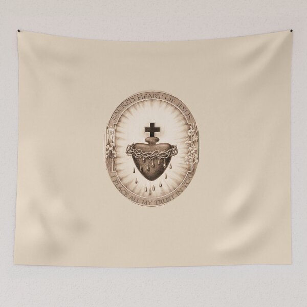 Item preview, Sacred Heart of Jesus, I place all my trust in you. designed and sold by neteor.