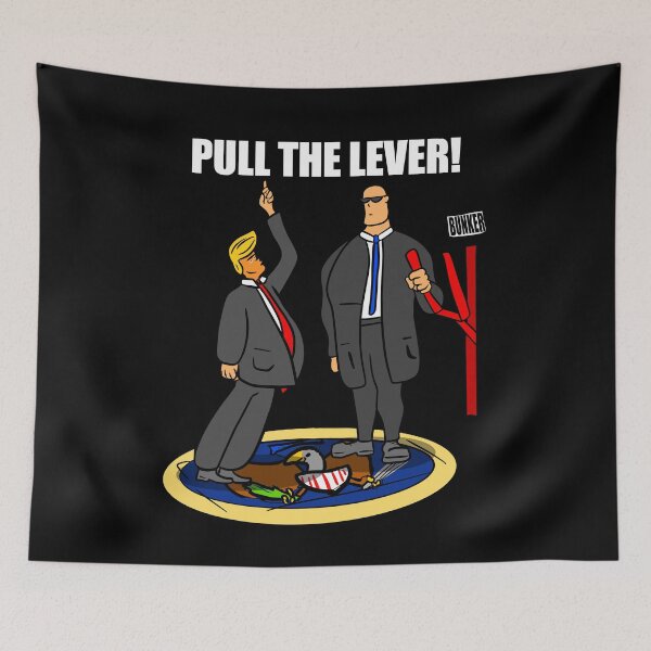 Item preview, President Trump Pull The Lever Bunker Bitch designed and sold by wrestletoys.