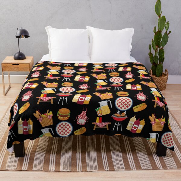 Item preview, 1980s fun food cartoon summer staycation picnic barbecue party bbq designed and sold by IamTrending.