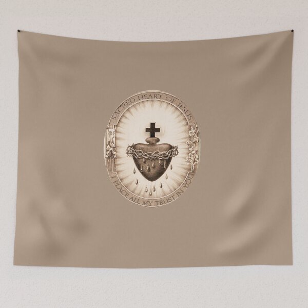 Item preview, Sacred Heart of Jesus, I place all my trust in you. designed and sold by neteor.