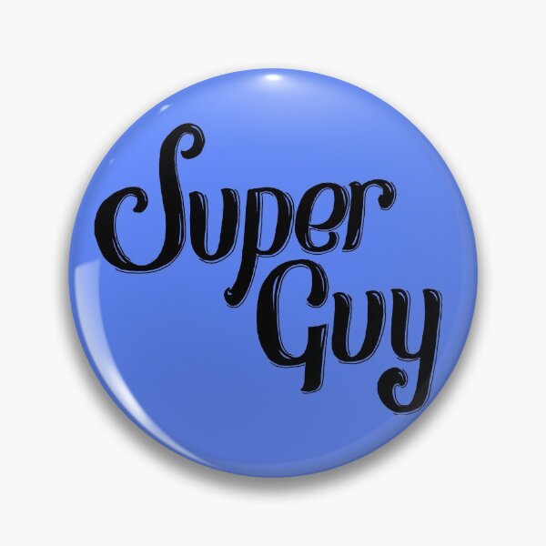 Item preview, Super Guy hand drawn design designed and sold by WornThinApparel.