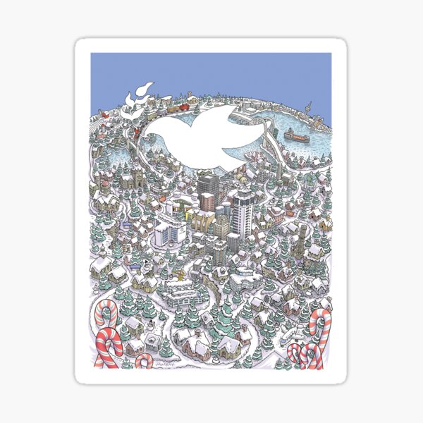 "Season's Greetings from Hamilton, Ontario" Sticker for Sale by