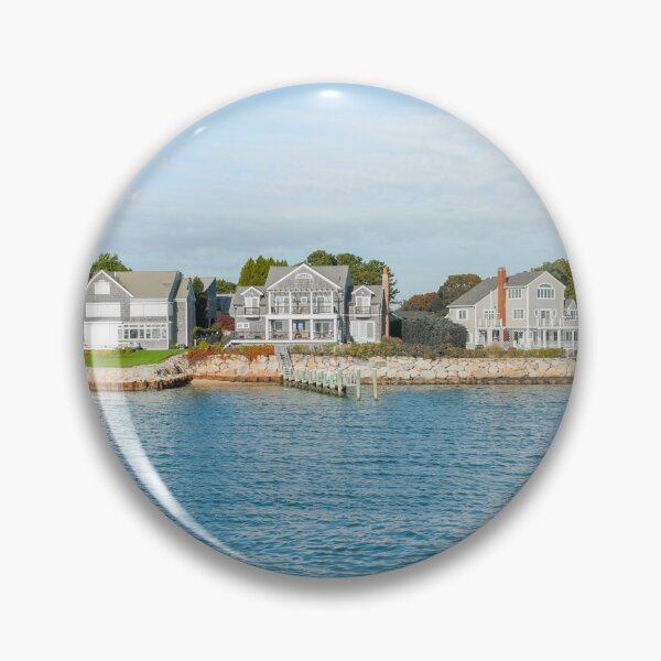 Item preview, Characteristic style Cape Cod architecture along waters edge.  imagine this on a  card or gracing your room as wall art fine art canvas or framed print on your wall designed and sold by Brian Scantlebury.