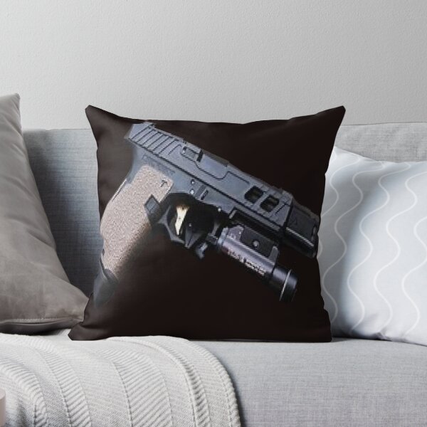 my little friend Throw Pillow