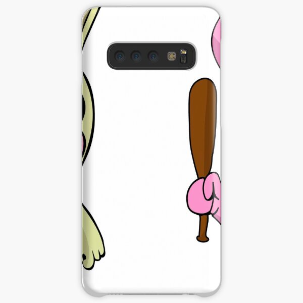 Roblox Piggy Bunny Fully Loaded Seamless Pattern Black Case Skin For Samsung Galaxy By Stinkpad Redbubble - roblox peach skin decal