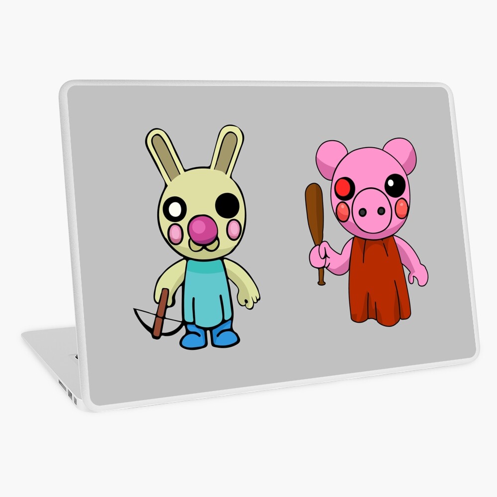 Funda Y Vinilo Para Ipad Set De Adhesivos De Vinilo Roblox Piggy Bunny De Stinkpad Redbubble - imagenes de piggy roblox para dibujar bunny
